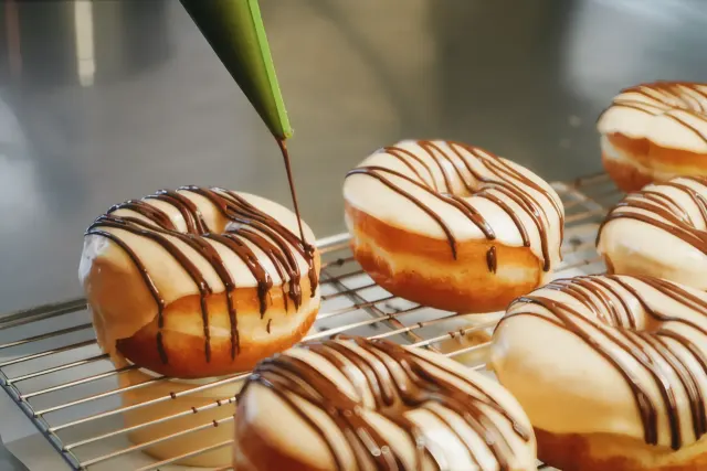 BookNoFees: Kaviareň – Boneshaker Donuts – Paris – Donuty „Boneshaker“, fotka 2