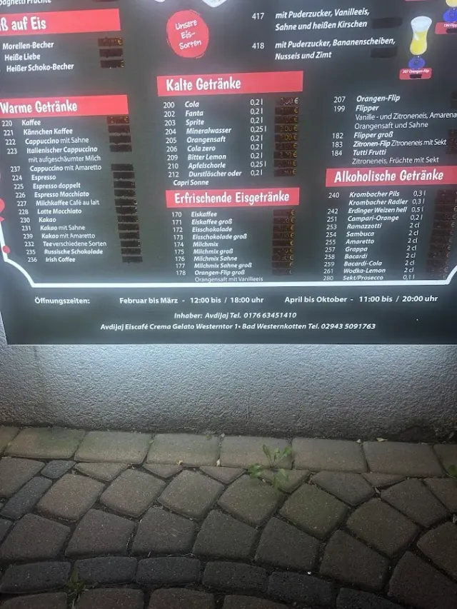 BookNoFees: Reštaurácia – Eiscafé Crema Gelato – Erwitte – Eiscafé Crema Gelato, fotka 3