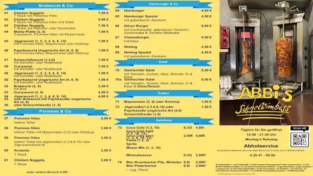 BookNoFees: Reštaurácia – Abbis Imbiß – Anröchte – Abbis – rýchle občerstvenie, fotka 2
