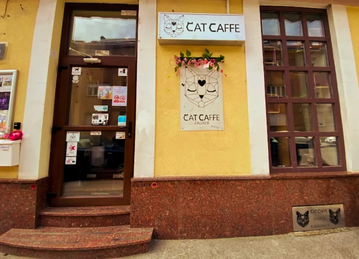 BookNoFees: Kaviareň – Cat Caffe – Zagreb – Cat Caffe, fotka 1