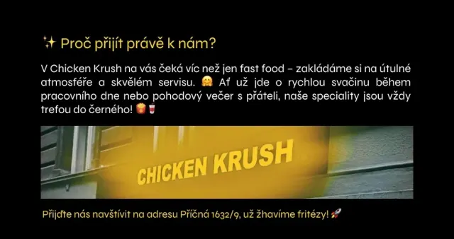 BookNoFees: Reštaurácia – Chicken Krush – Prague – Chicken Krush, fotka 2