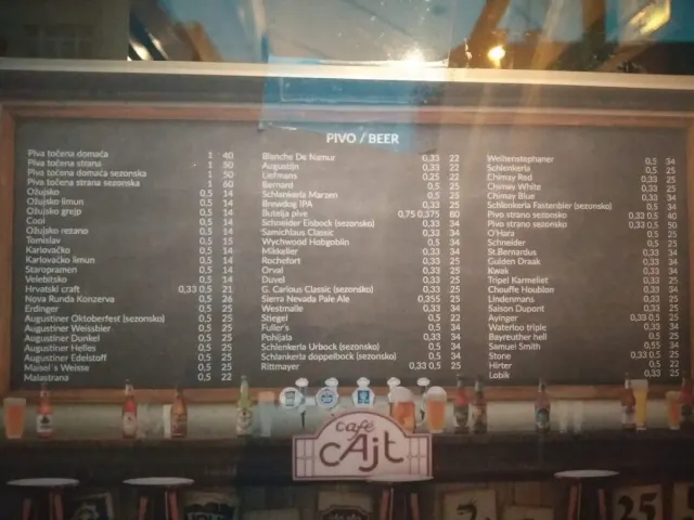 BookNoFees: Kaviareň – Cafe Cajt – Zagreb – Kaviareň Cajt, fotka 2