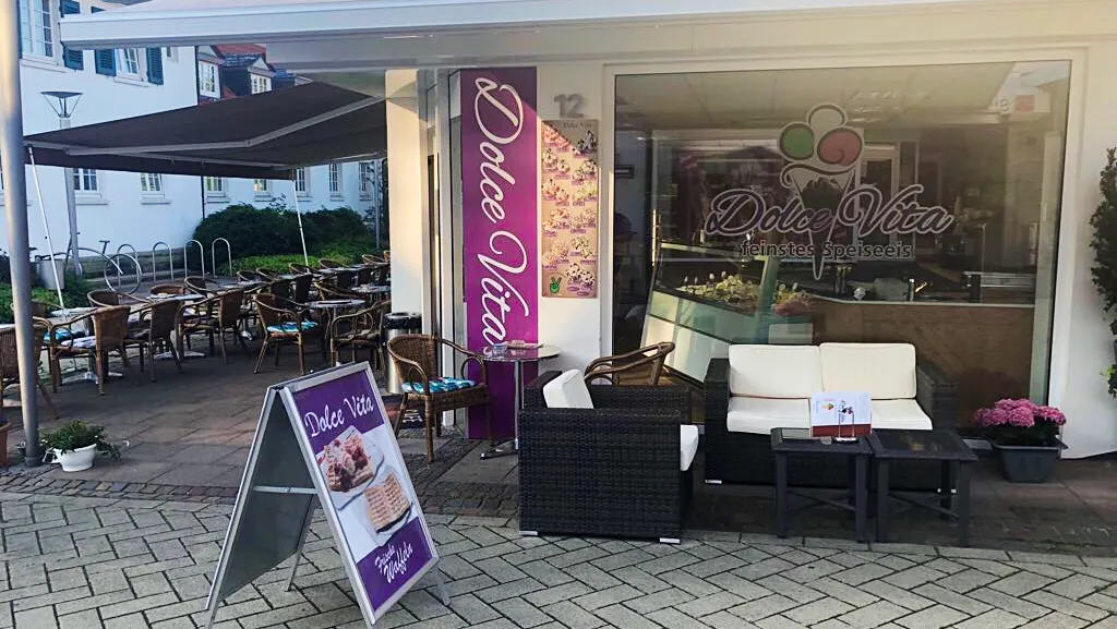 BookNoFees: Reštaurácia – Eiscafé Dolce Vita Bad Sassendorf – Bad Sassendorf – Kaviareň Dolce Vita v Bad Sassendorfe, fotka 1