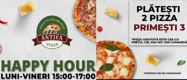 BookNoFees: Antica Pizza, Bucharest
