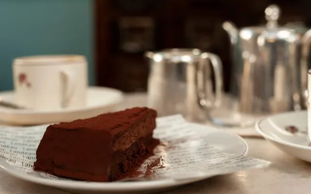 BookNoFees: Kaviareň – Landeau Chocolate – Lisbon – Čokoláda Landeau, fotka 2