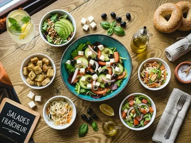 BookNoFees: Kaviareň – Art's & Bagels – Brussels – Umenie a bagely, fotka 2
