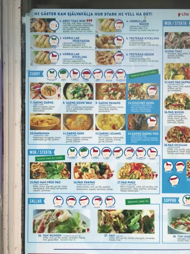 BookNoFees: Občerstvenie – Aroy Thai Take Away – Stockholm – Aroy Thai Take Away, fotka 2