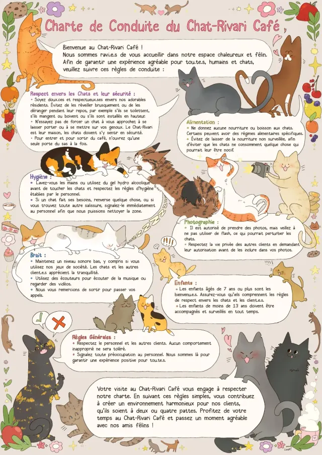 BookNoFees: Kaviareň – Chat-Rivari Café – Paris – Kaviareň Chat-Rivari, fotka 2