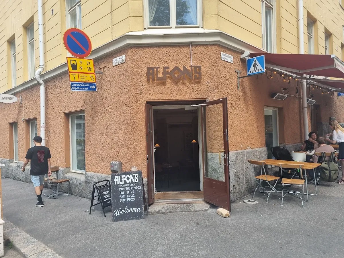 BookNoFees: Reštaurácia – Alfons Pizza – Helsinki – Alfonsova pizza, fotka 1