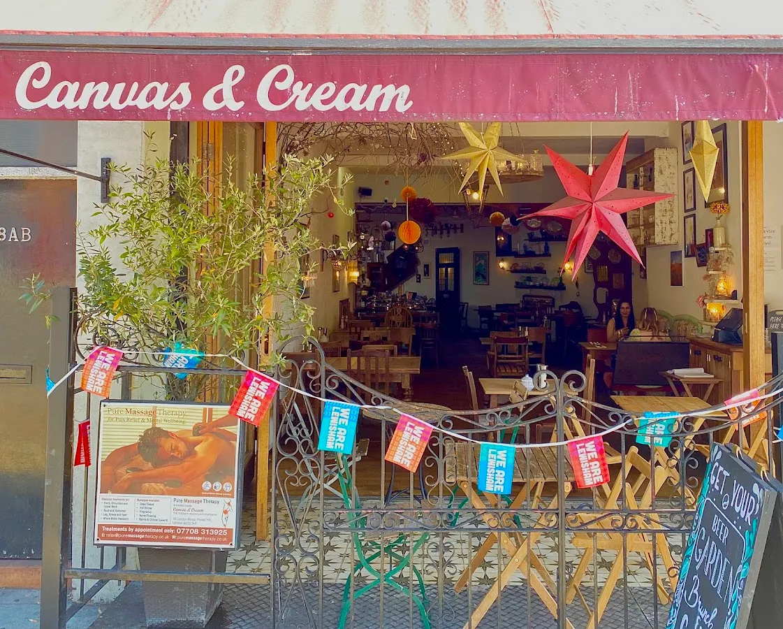 BookNoFees: Reštaurácia – Canvas & Cream – London – Plátno a smotana, fotka 1