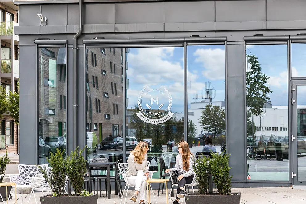BookNoFees: Kaviareň – Boulangerie M – Oslo – Pekáreň M, fotka 1