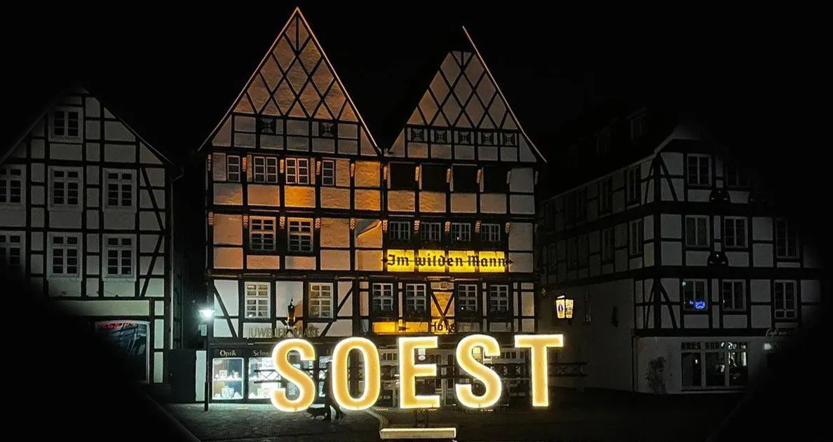 BookNoFees: Reštaurácia – Im Wilden Mann – Soest – V reštaurácii „Wilder Mann“, fotka 1