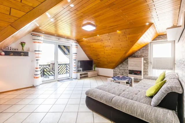 BookNoFees: ubytovanie, Balve – Prázdninový apartmán Robinson v Balve s krbom a výhľadom do záhrady