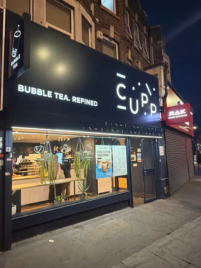 BookNoFees: Kaviareň – Cupp Bubble Tea – London – Cupp Bubble Tea, fotka 1
