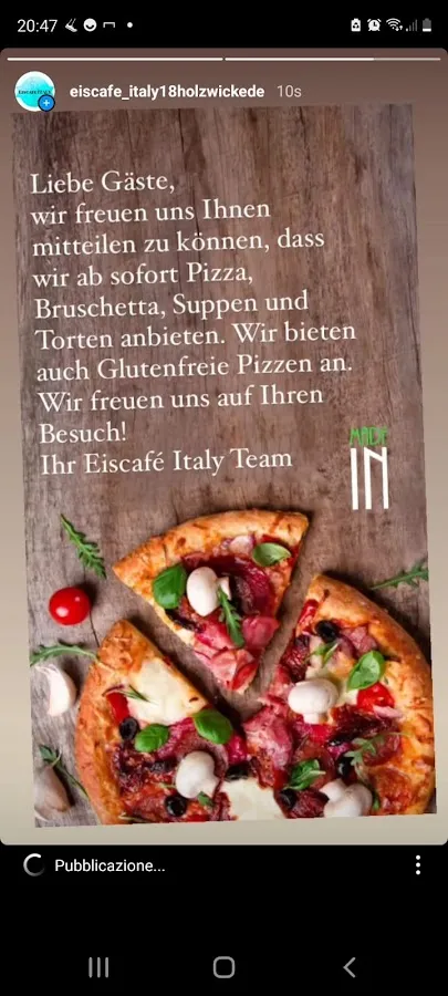 BookNoFees: Reštaurácia – Eiscafé Italy – Holzwickede – Zmrzlináreň Taliansko, fotka 2