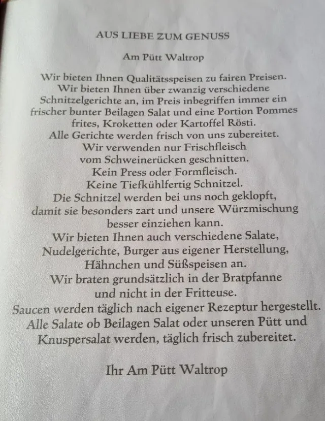 BookNoFees: Reštaurácia – Am Pütt – Waltrop – Am Pütt, fotka 3