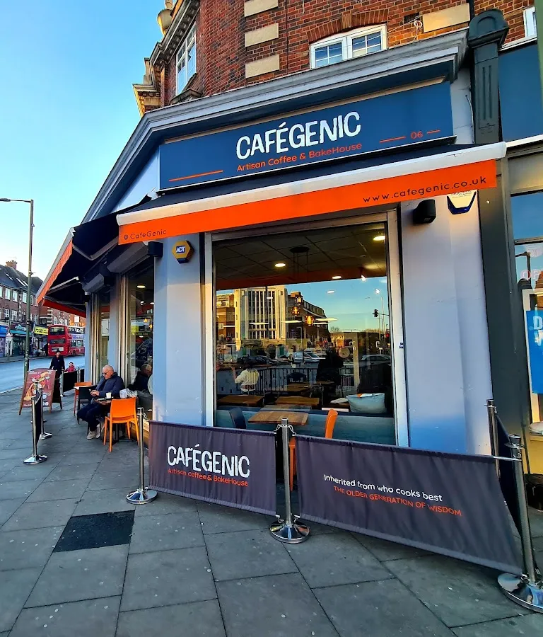 BookNoFees: Kaviareň – CaféGenic – London – CaféGenic, fotka 1