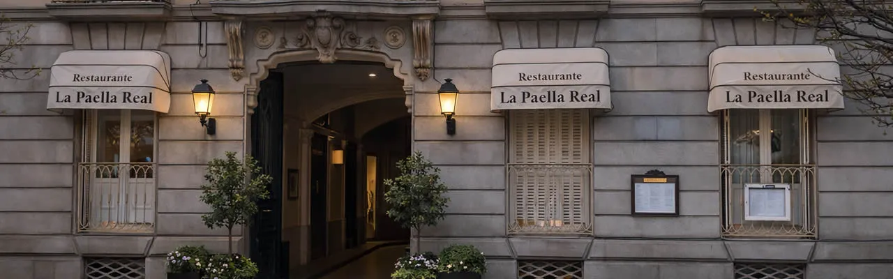 BookNoFees: Reštaurácia – La Paella Real – Madrid – Kráľovská paella, fotka 1