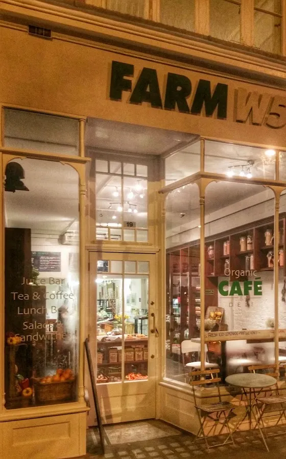 BookNoFees: Kaviareň – Farm W5 – London – Farma W5, fotka 1